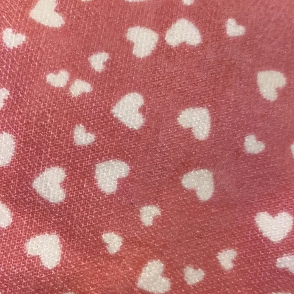 Monsoon rose pink with white hearts winter coat kids 12-18 months youth jacket